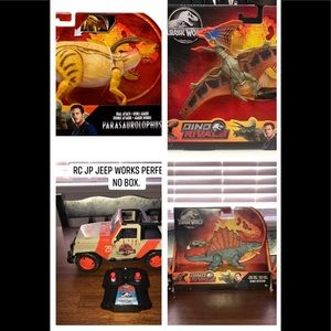 Jurassic Park 4 piece toy lot